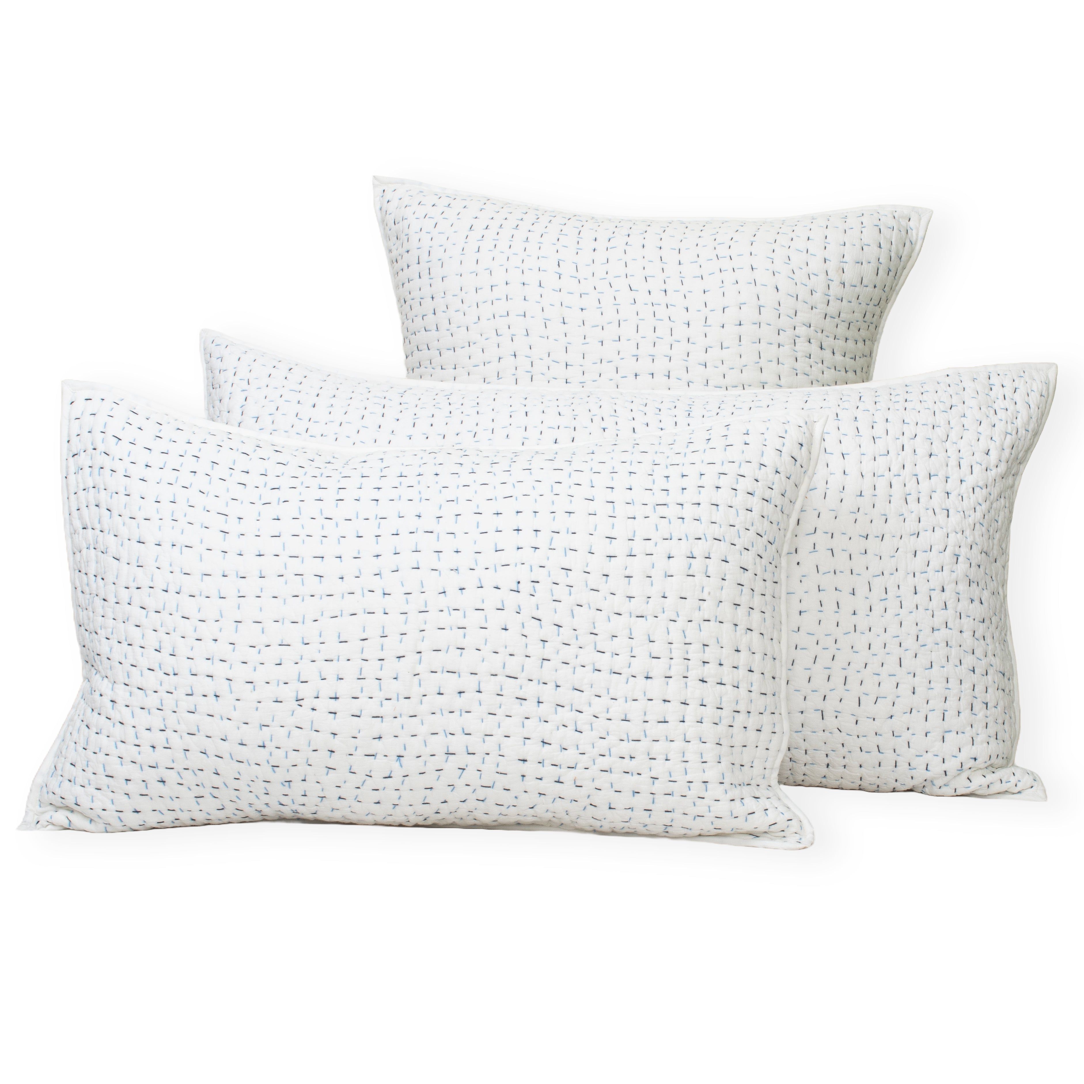 Premium Cotton Handmade Kantha Cushion Cover For Chair
